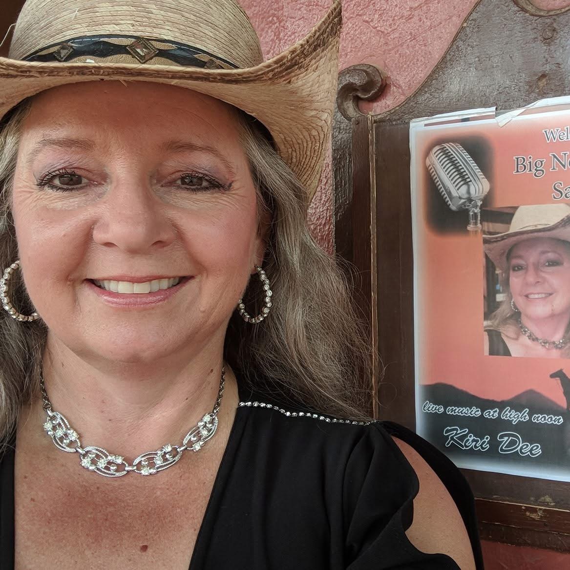 Kiri Dee live music poster at Big Nose Kates
